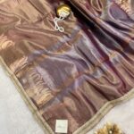 ZheraVeil (Tissue silk saree) -  Purple mauve