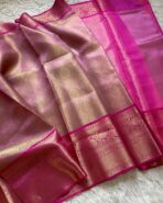 Sukhi (saree) - Dusty rose and Pink - Image 3
