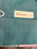 Desert factory (semi silk saree) - Pink lamingtons - Image 5