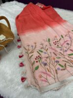 Gulnar bloom (organic linen cotton) - Blush pink - Image 3