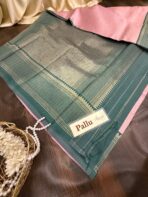 Desert factory (semi silk saree) - Pink lamingtons - Image 4