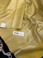 Thulir (self tone jacquard) - Pastel yellow - Image 3