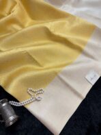 Thulir (Dual tone jacquard) - Pastel yellow - Image 2