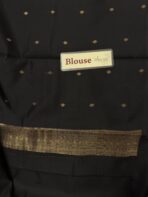 Aadhini (Semi soft silk saree) - Black - Image 4