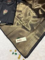 Aadhini (Semi soft silk saree) - Black - Image 3