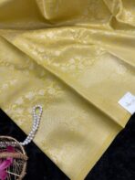 Thulir (self tone jacquard) - Pastel yellow - Image 2