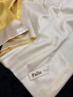 Thulir (Dual tone jacquard) - Pastel yellow - Image 3