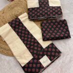 Charutha (cotton kalamkari set mundu) - 002