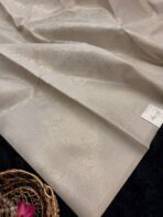 Thulir (self tone jacquard) - Ivory - Image 3