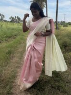 Thulir (Dual tone jacquard) - Mauve