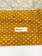 Sithara (Banarasi soft silk) - Grey & Caramel - Image 3