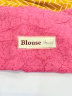 Jessi (Mul chanderi saree) - Peach & Sunshine - Image 3