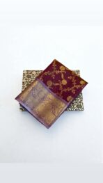 Sukhi (saree) - Mauve - Image 2