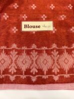 Raaga (Ikat woven Mul tissue) - Rust - Image 3