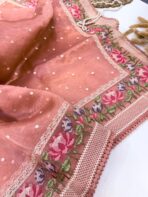 Luna (Organza silk) - Dusty peach - Image 2