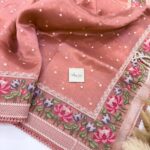 Luna (Organza silk) - Dusty peach