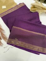 Alankrita (Banarasi georgette) - Royal Violet - Image 2