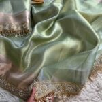 Sukhi (saree) - Pistachio