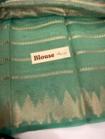 Hiranya (Crushed tissue silk) - Persian green - Image 3