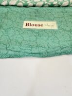 Jessi (Mul chanderi saree) - Sunshine & Turquoise - Image 3