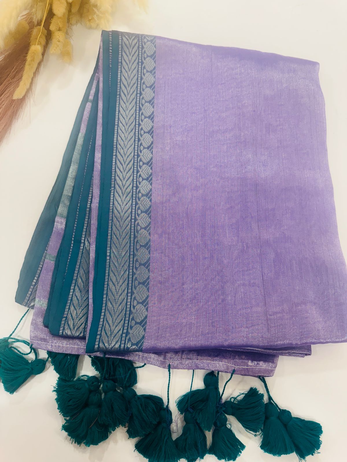 IMG-20250804-WA0021 Raaga - Lilac with teal - Image 1