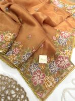 Matilda (Organza Silk) - Burnt orange