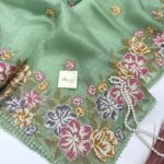 Matilda (Organza Silk) - Mint Green