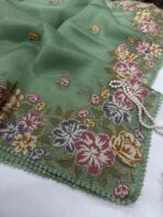 Matilda (Organza Silk) - Mint Green - Image 3