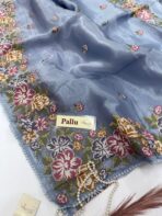 Matilda (Organza Silk) - Ice blue - Image 4