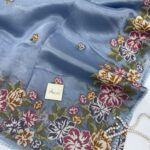 Matilda (Organza Silk) - Ice blue