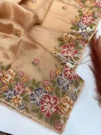 Matilda (Organza Silk) - Metallic rose gold