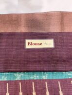 Gulabi (Kattam Tussar silk) - Sea blue - Image 4