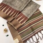 Gulabi (Kattam Tussar silk) - Grey