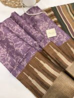 Gulabi (Kattam Tussar silk) - Lilac