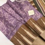 Gulabi (Kattam Tussar silk) - Lilac