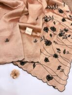 Iris (Metallic tissue silk) - Rose quartz