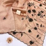 Iris (Metallic tissue silk) - Rose quartz