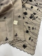 Iris (Metallic tissue silk) - Platinum glow - Image 4