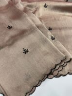 Iris (Metallic tissue silk) - Rose gold - Image 3