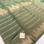 Hiranya (Crushed tissue silk) - Persian green