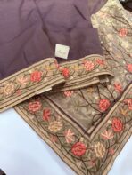 Kamini (Crush tissue Organza) - Amethyst - Image 2