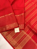 Alankrita (Banarasi georgette) - Vermilion Red