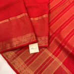 Alankrita (Banarasi georgette) - Vermilion Red