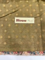 Geethanjali (Textured Tissue Organza) - Pistachio - Image 4