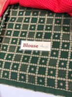 Alankrita (Banarasi georgette) - Vermilion Red - Image 4