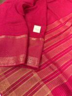 Alankrita (Banarasi georgette) - Rani pink