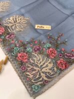 Madeleine (Pure Organza silk) - Earl blue - Image 4