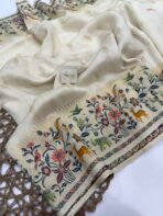 Aaradhana (Paithani Heritage silk) - Pearl white