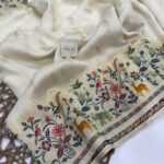 Aaradhana (Paithani Heritage silk) - Pearl white