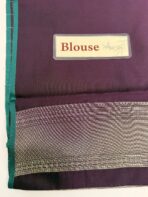 Meyyazhagi (Semi silk saree) - Deep purple - Image 4